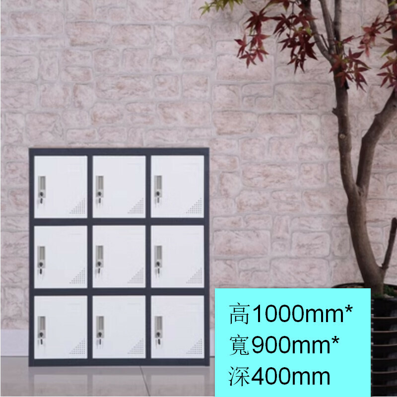 Popular lockable locker [small nine doors] [thickness 1.0mm]