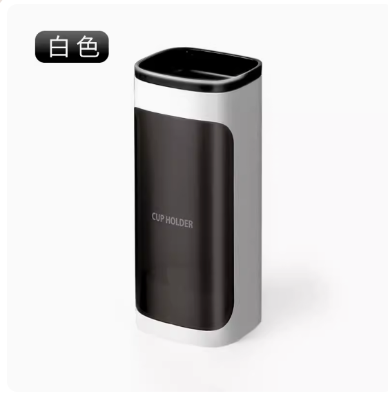 新款杯子收納置物架（單筒白色）