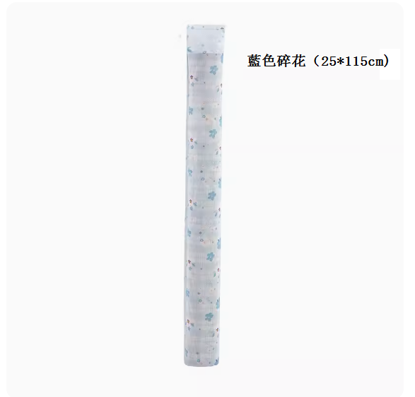 新款家用涼席收納袋【藍色碎花（25*115cm）適合1-1.1米直筒涼席】