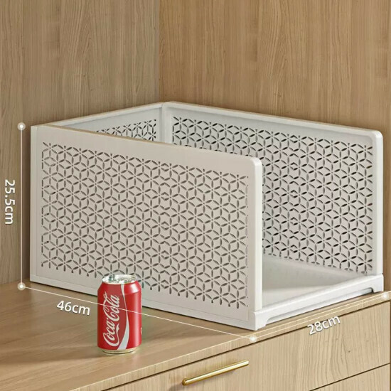 Hot-selling wardrobe layered partitions to store artifact drawers [medium size] [1 pack] high style | depth 46 width 28 height 25.5cm]