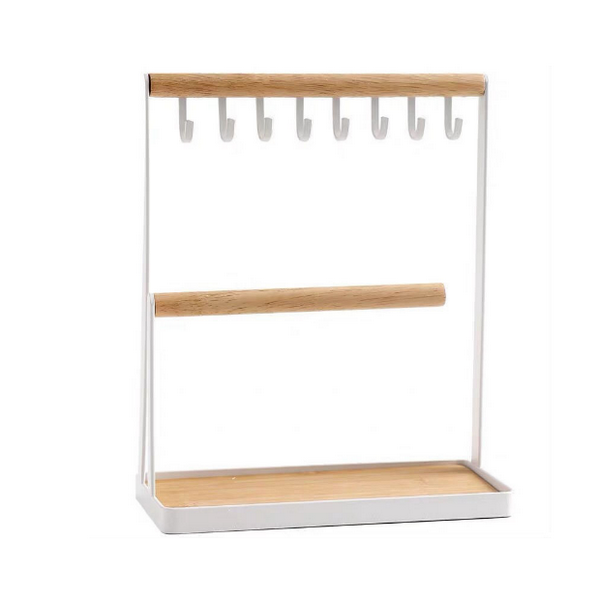 Hot Selling Desktop Jewelry Storage Rack (White)