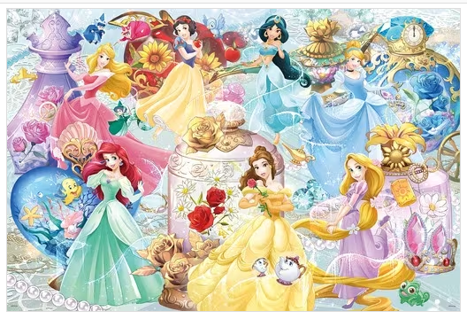 迪士尼公主-植物標本館 (外加裝飾)