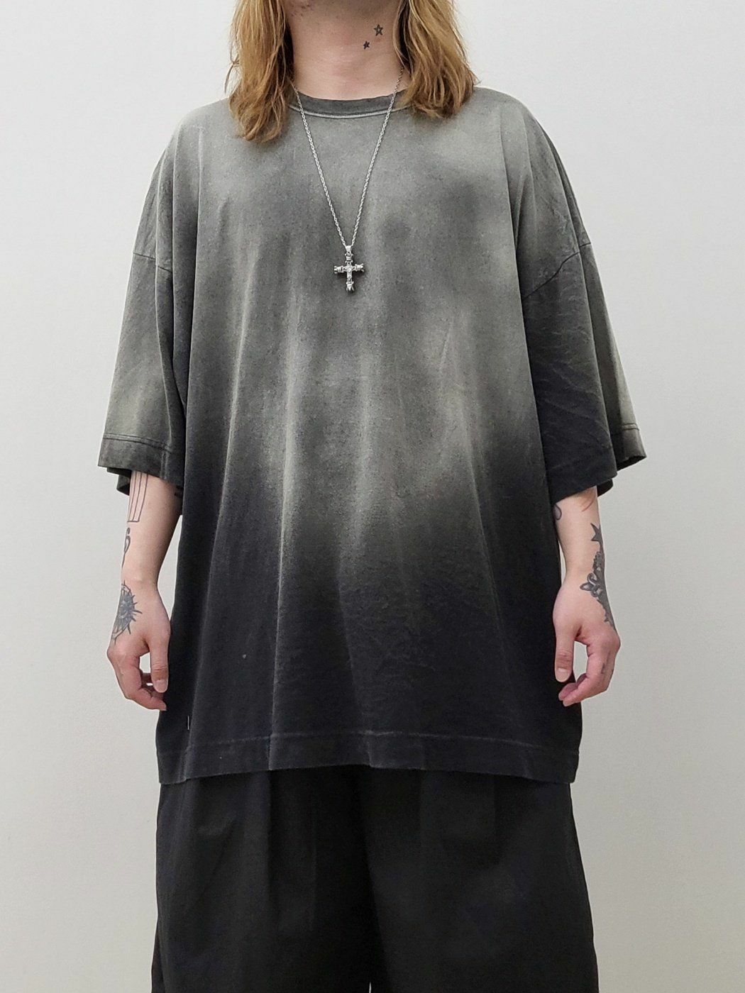 OverSize洗水漸變短袖Tee GLAMOUR-020T