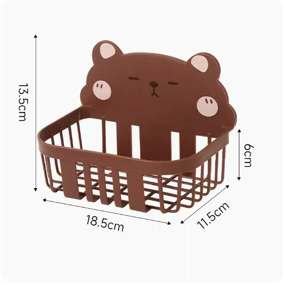 Hot selling multifunctional hole-free wall-mounted tissue box (khaki square)