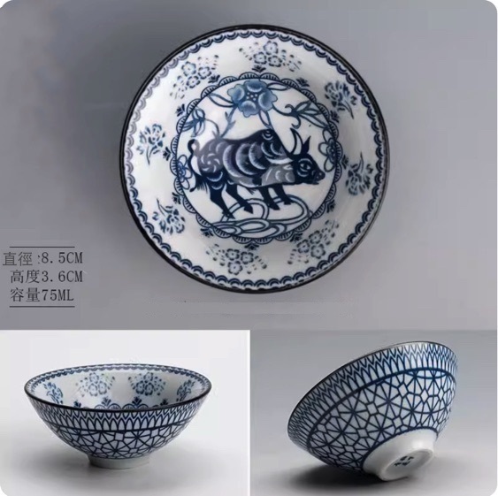 New ceramic Kung Fu tea set tea cup (Chou Niu tea cup)