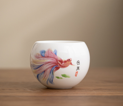 新款茶杯茶盞單杯（圓禧杯--悠然）