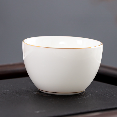 新款白瓷茶杯（描金茶杯（缽雲杯）*1）