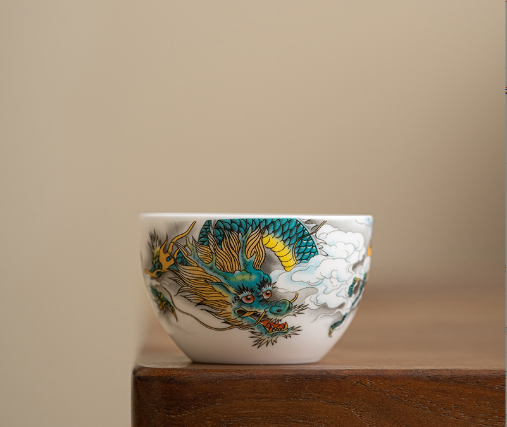新款茶杯（龍騰四海--缽雲品茗杯）