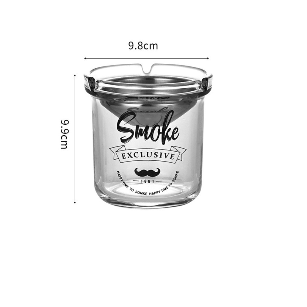 新款簡約漏斗煙灰缸創（SMOKE-可卡烟原色漏斗-【2個裝】）