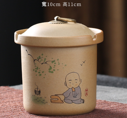 New ashtray (original ceramic ashtray with lid---Zen)