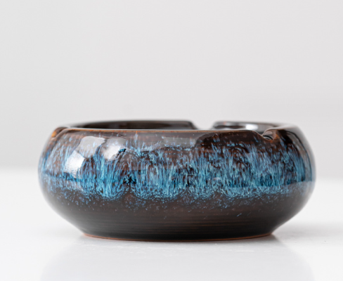 New ashtray (ink round ashtray---kiln change (without cover))
