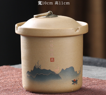 New ashtray (original ceramic ashtray with lid---along with you all the way)
