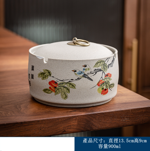 New ashtray (Japanese style ashtray-Shishi Ruyi (large size))