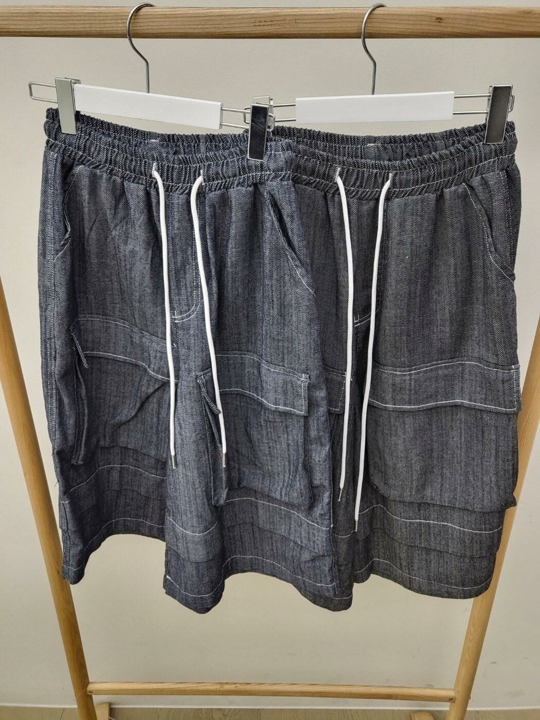 淨色工裝牛仔短褲 GLAMOUR-025P