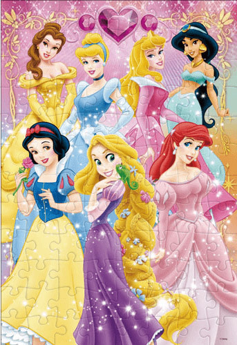 閃閃發光的公主酒店 (大件尺寸) (一塊夜光)