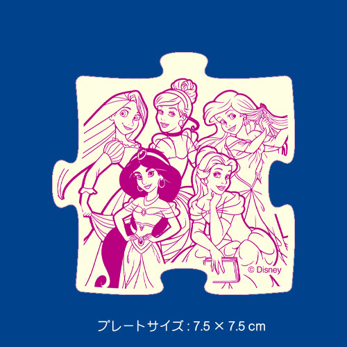 很多迪士尼公主！ (大件尺寸) (一塊夜光)