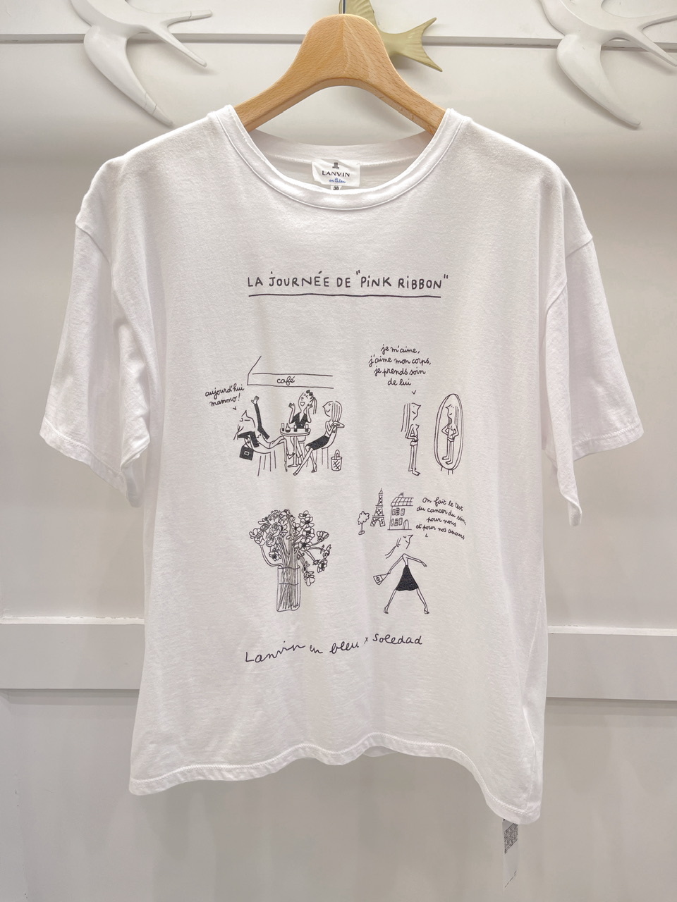Lanvin插畫T