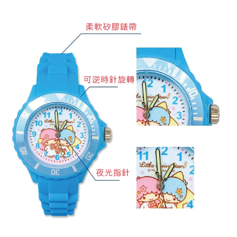 【三麗鷗Sanrio】酷洛米運動彩帶錶 S7-3310U