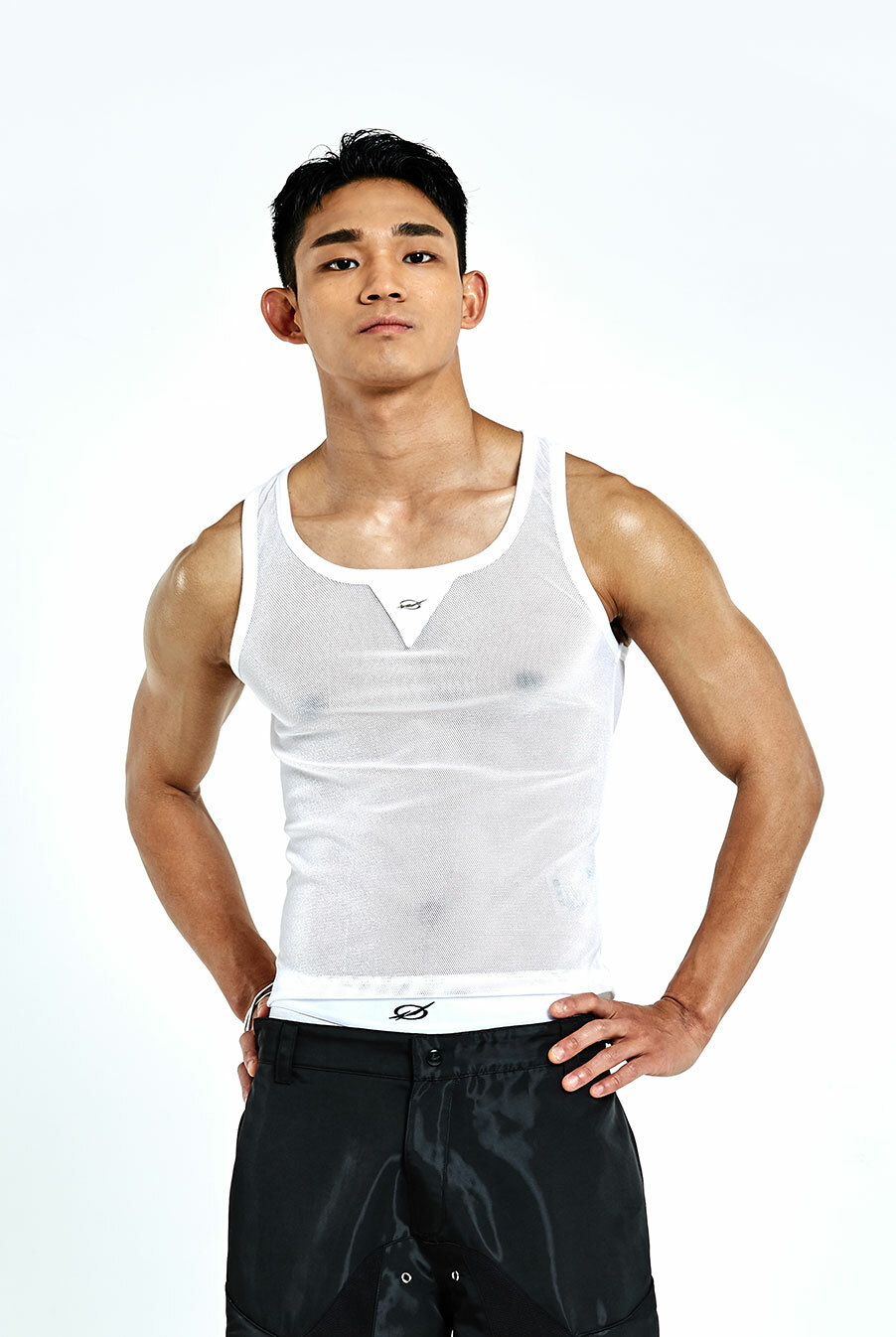 網狀金屬 Logo 背心