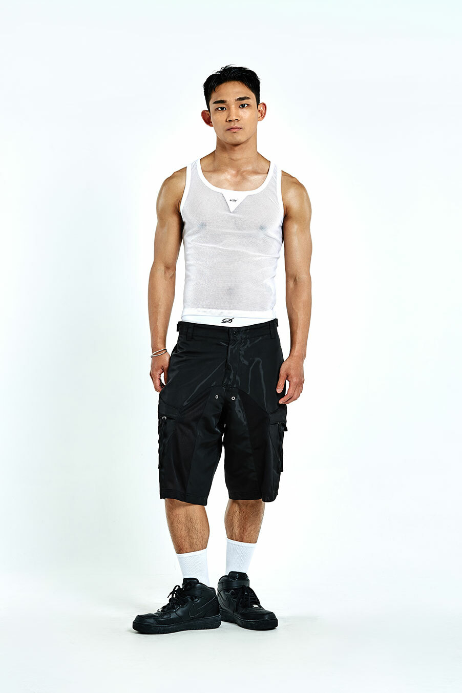 Ｘ帶鑽手環－銀色