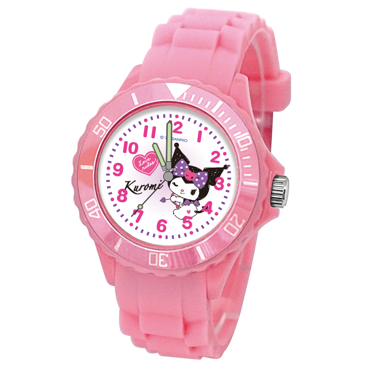 【三麗鷗Sanrio】酷洛米運動彩帶錶 S7-3302U