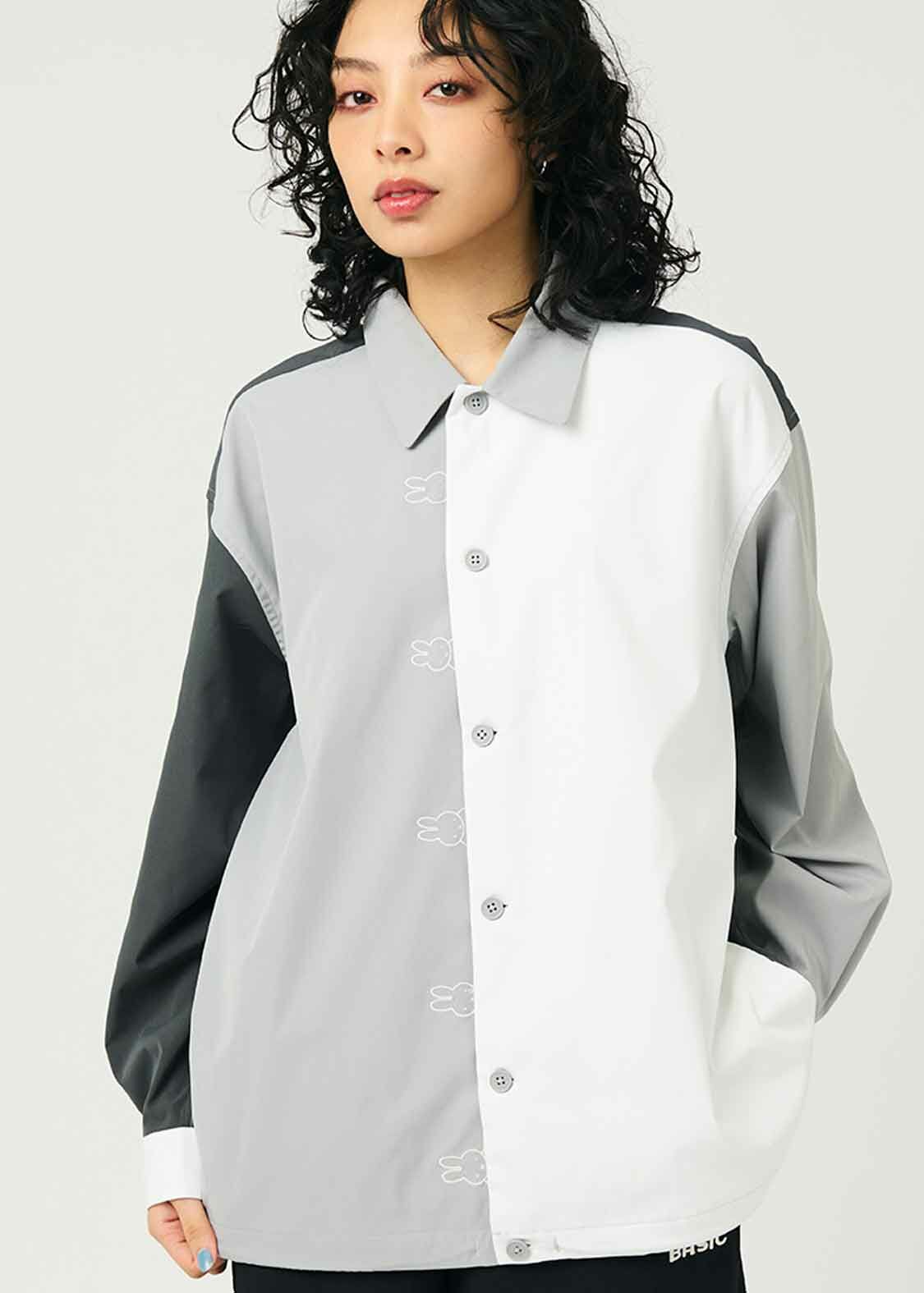 預購 - DTSG x Miffy 鈕門兔仔頭拼色shirt