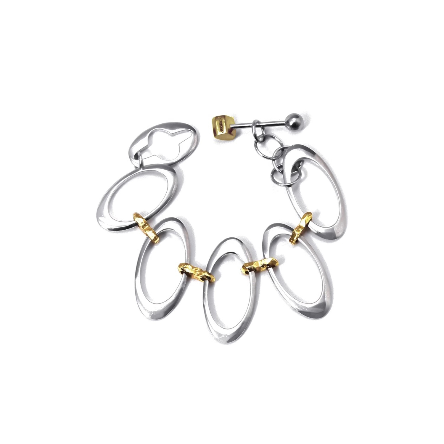 【YUBIT】Y-02｜金屬環狀手鏈