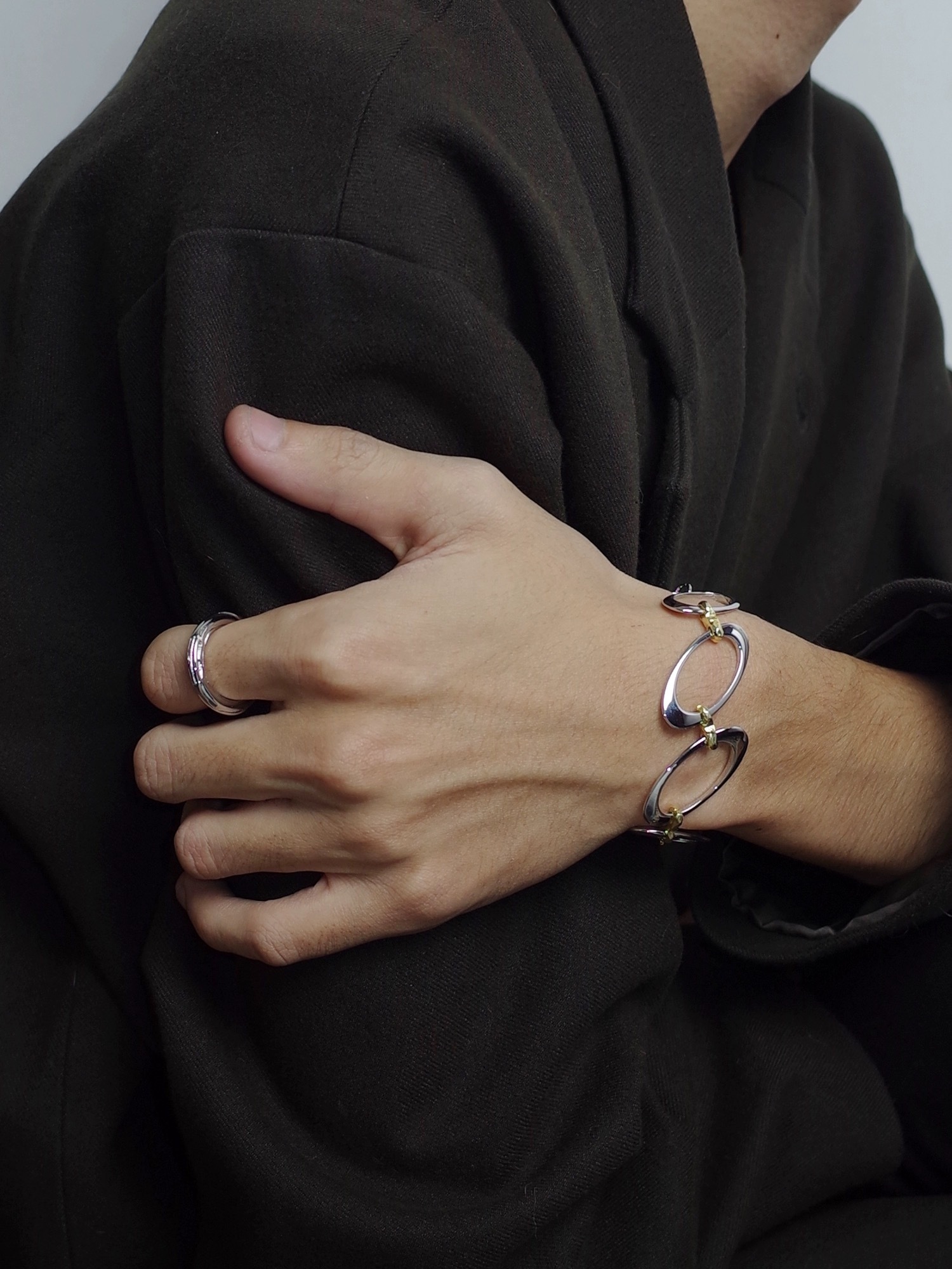 【YUBIT】Y-02｜金屬環狀手鏈