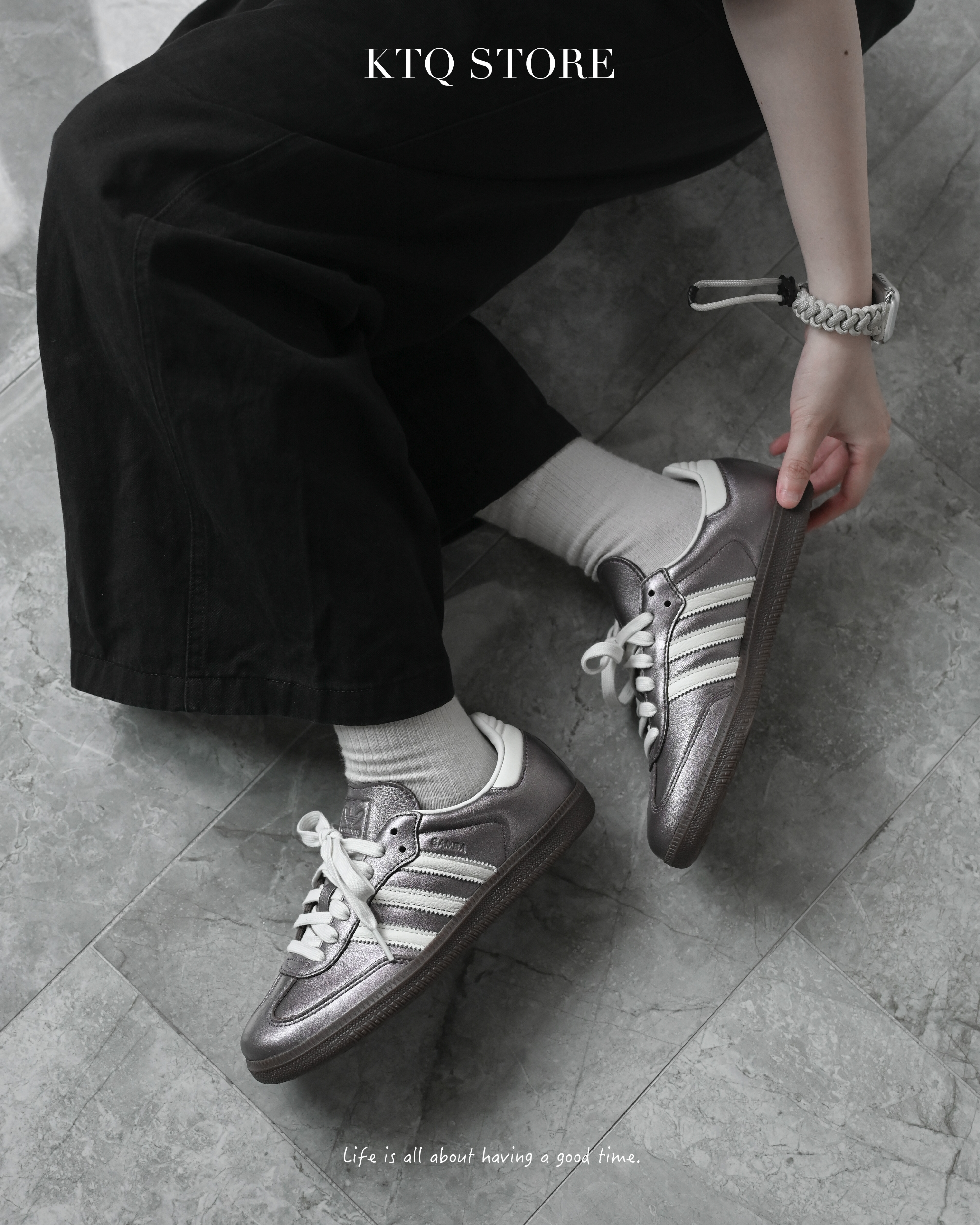 KTQ STORE ‧ Adidas Samba OG Purple White 金屬紫 JI4219