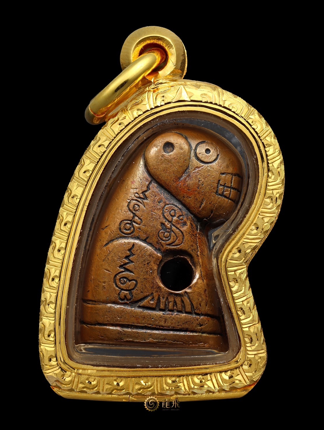 早期神物金屬虎王第三期極美品—龍婆翁瓦巴里瓦佛歷2508年