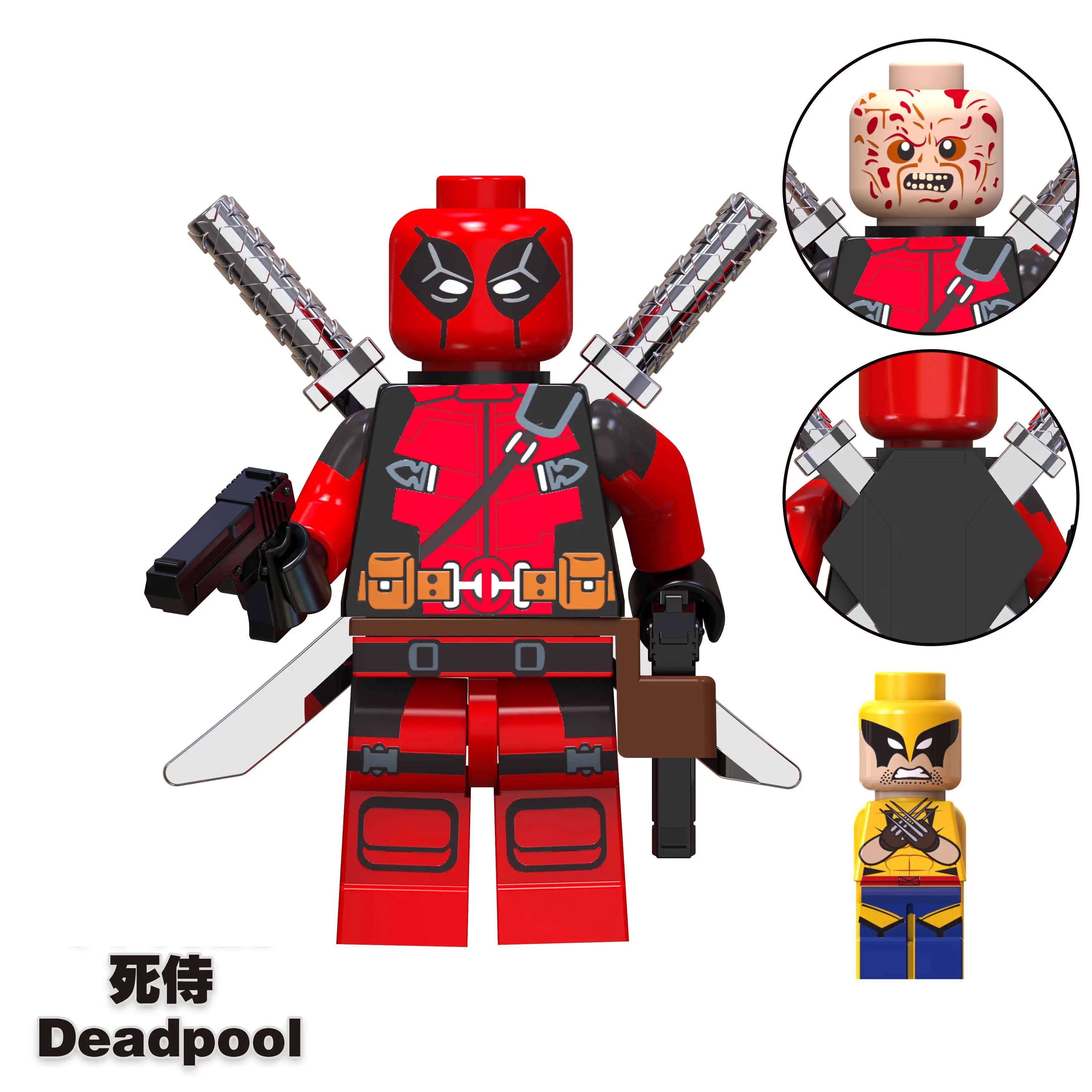 Deadpool DC Minifigs Fit Lego TV1023