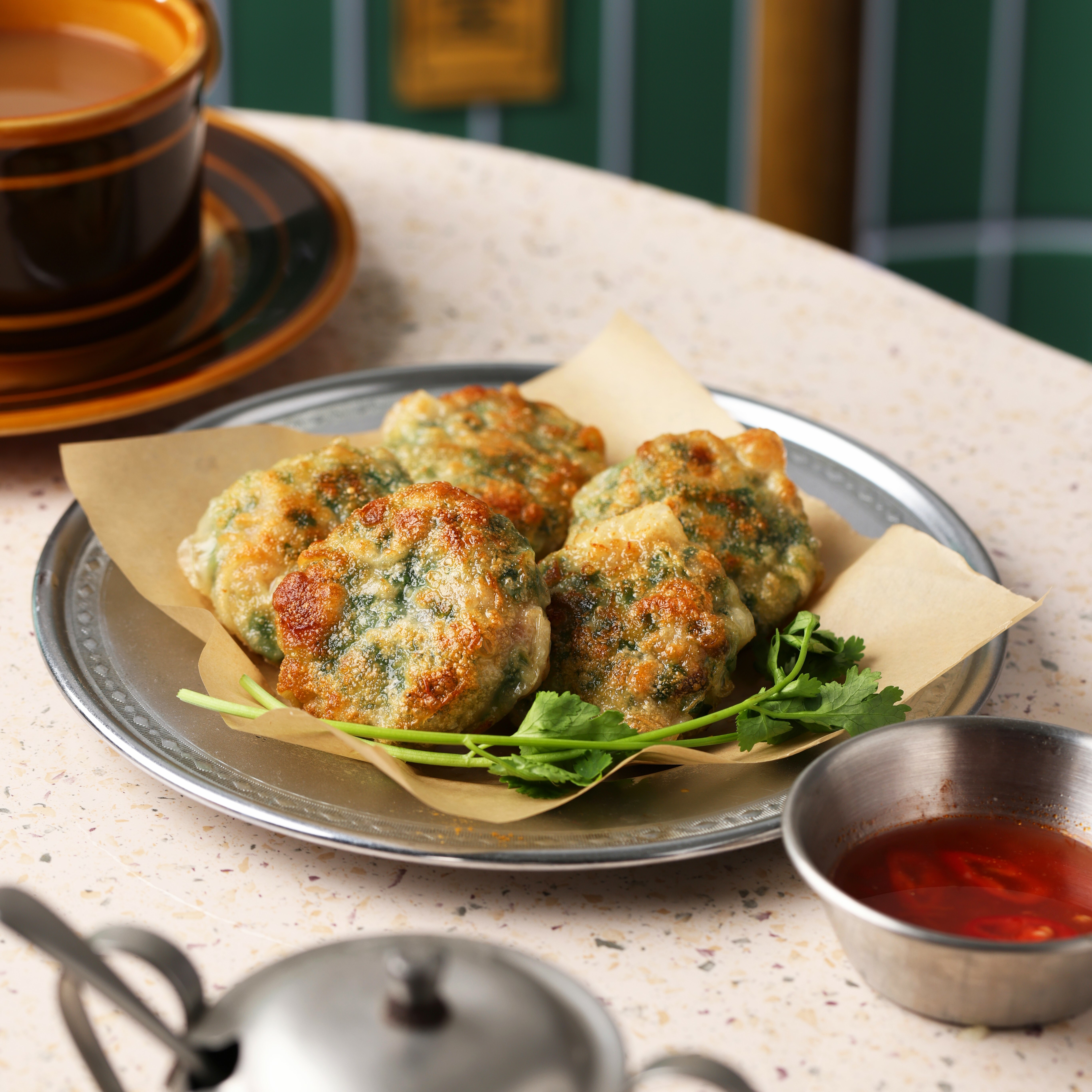 【心港點】鮮蝦韭菜餅/12入