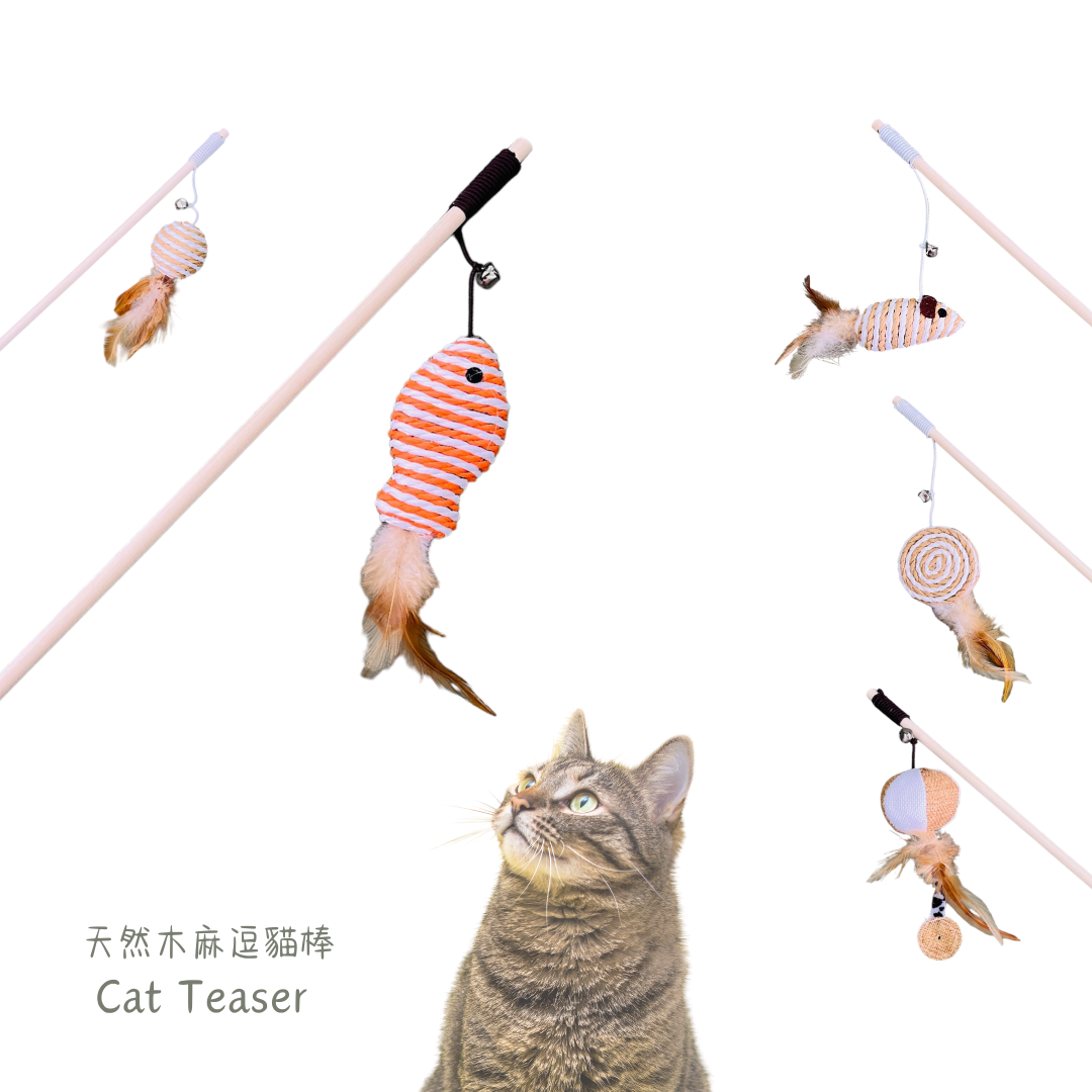 天然劍麻逗貓棒 (5款式可選)