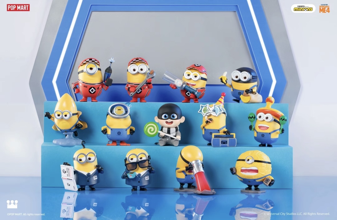 POPMART 正版授權 神偷奶爸4盲盒 公仔 小小兵 格魯 盲盒 12+1款 (任買兩件711免運)/預購