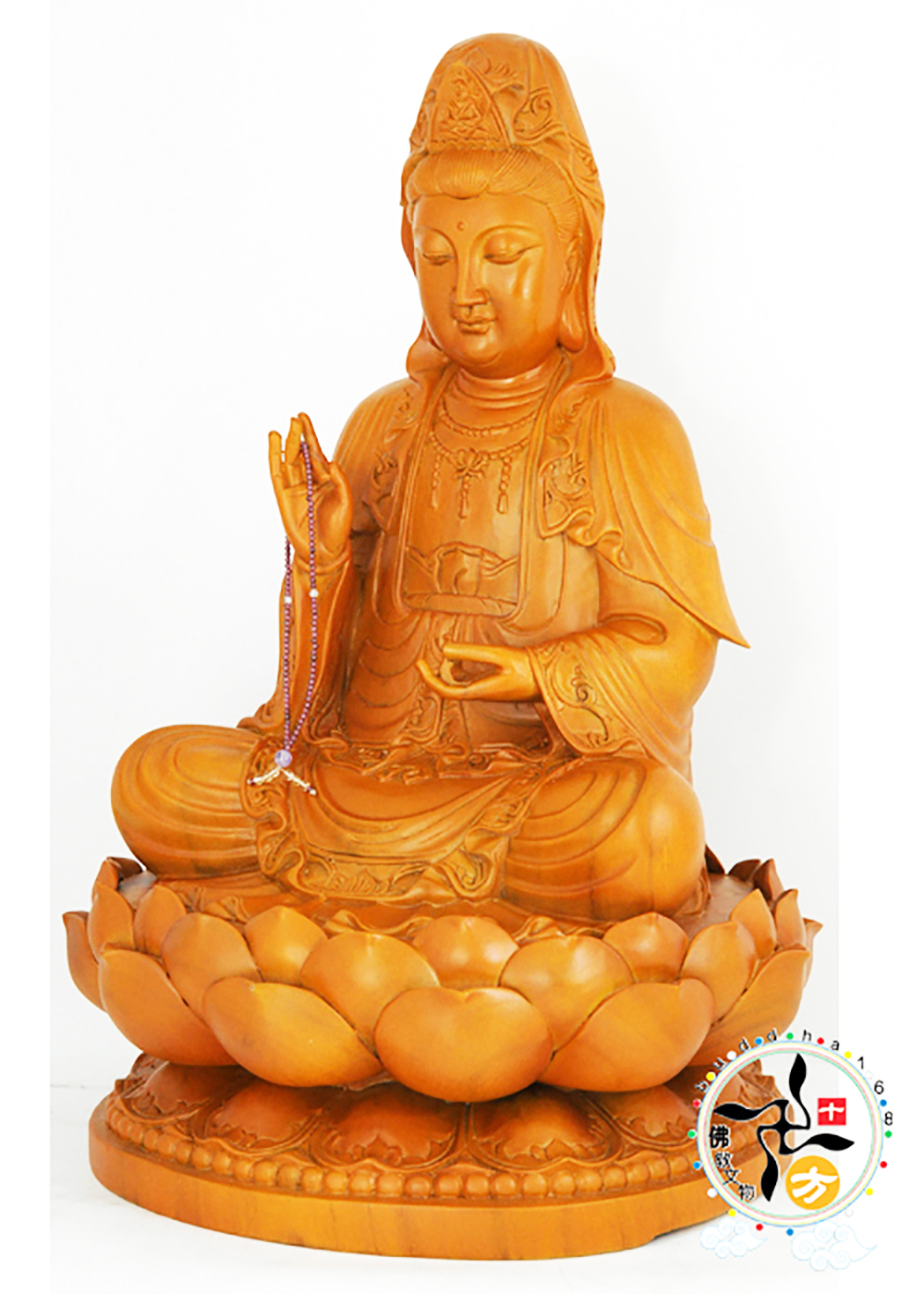 觀音菩薩樟木雕聖像精品呎3【十方】127971