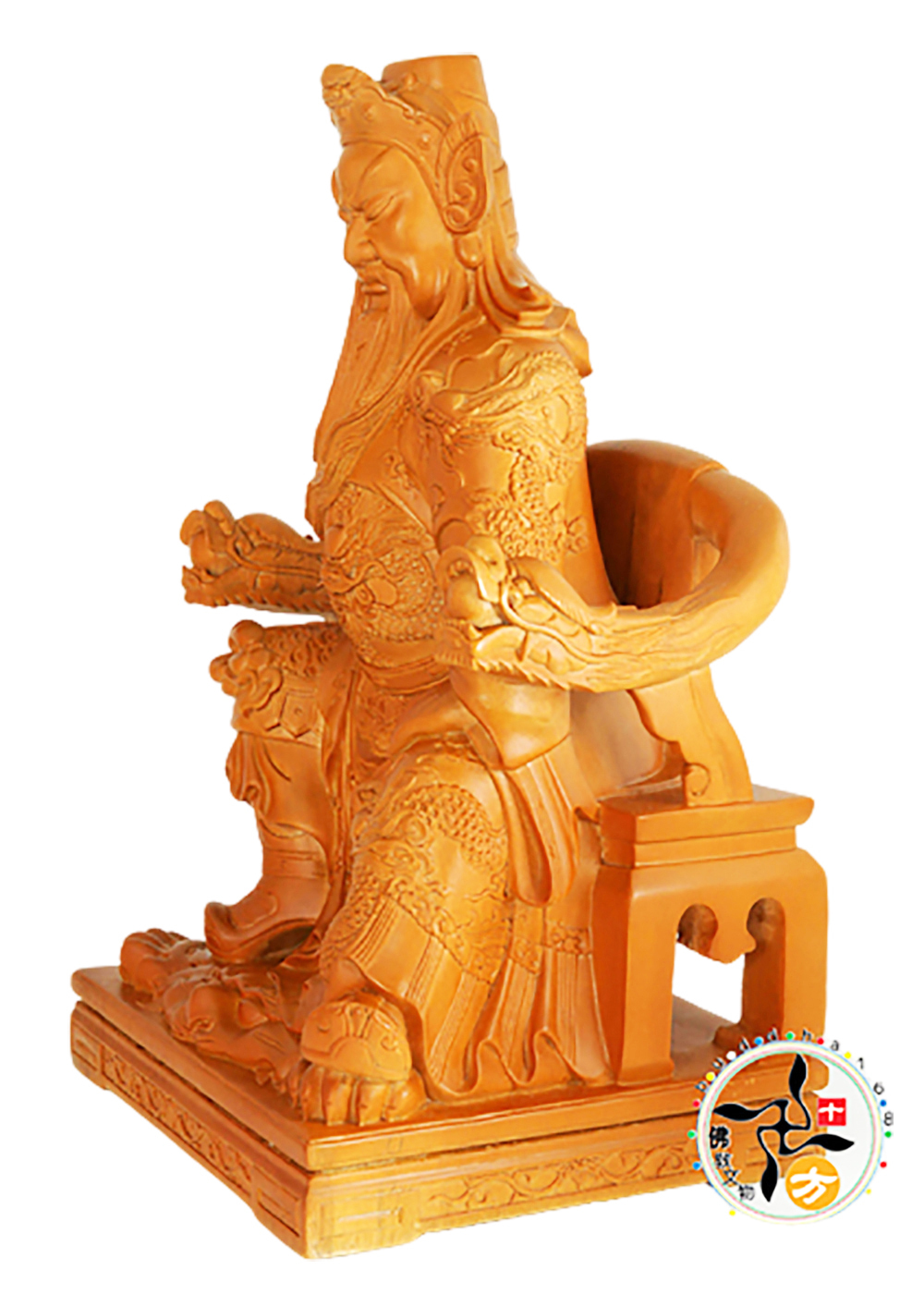 關聖帝君樟木雕聖像精品呎3【十方】127970