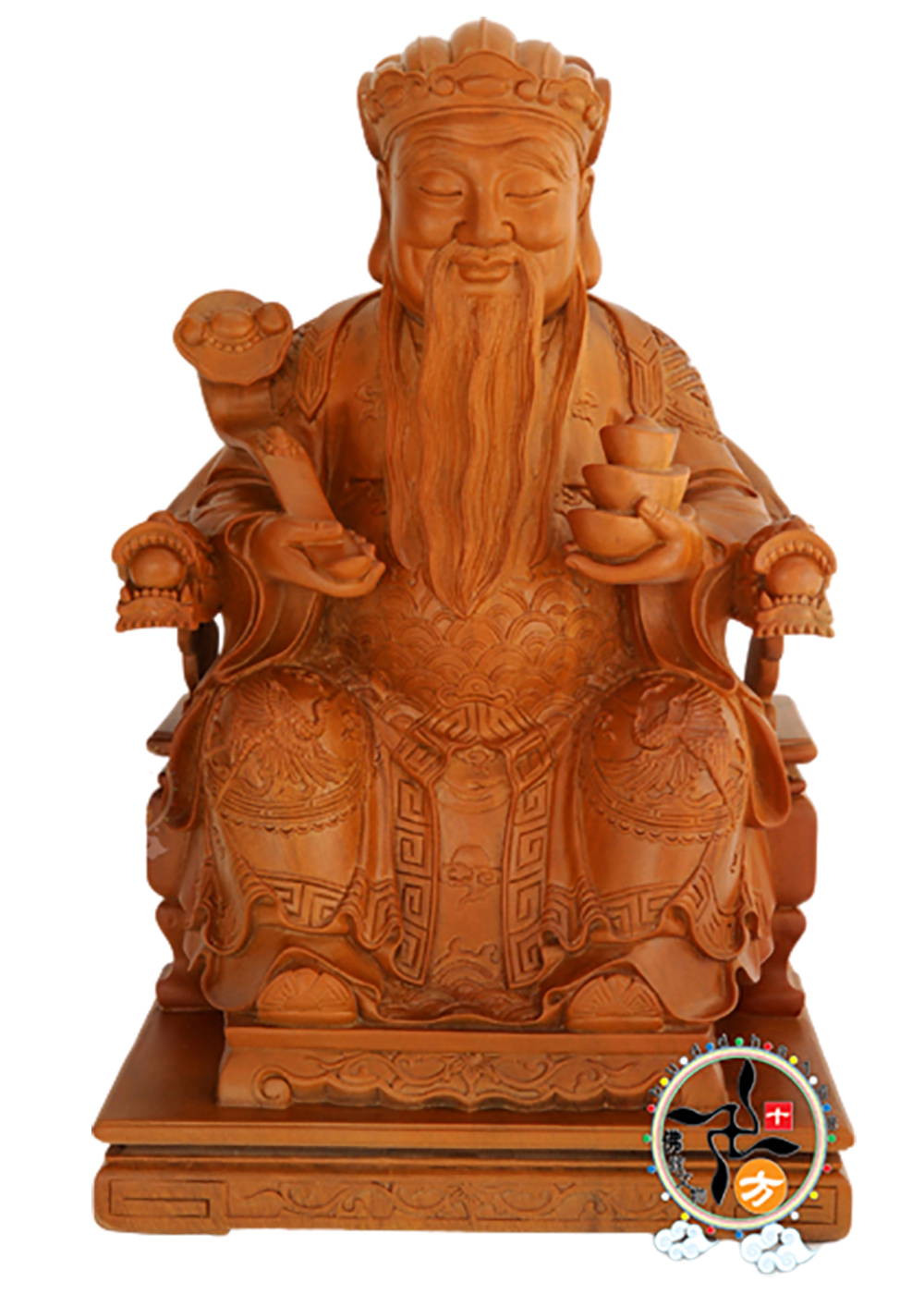 福德正神樟木雕聖像精品呎3【十方】127967