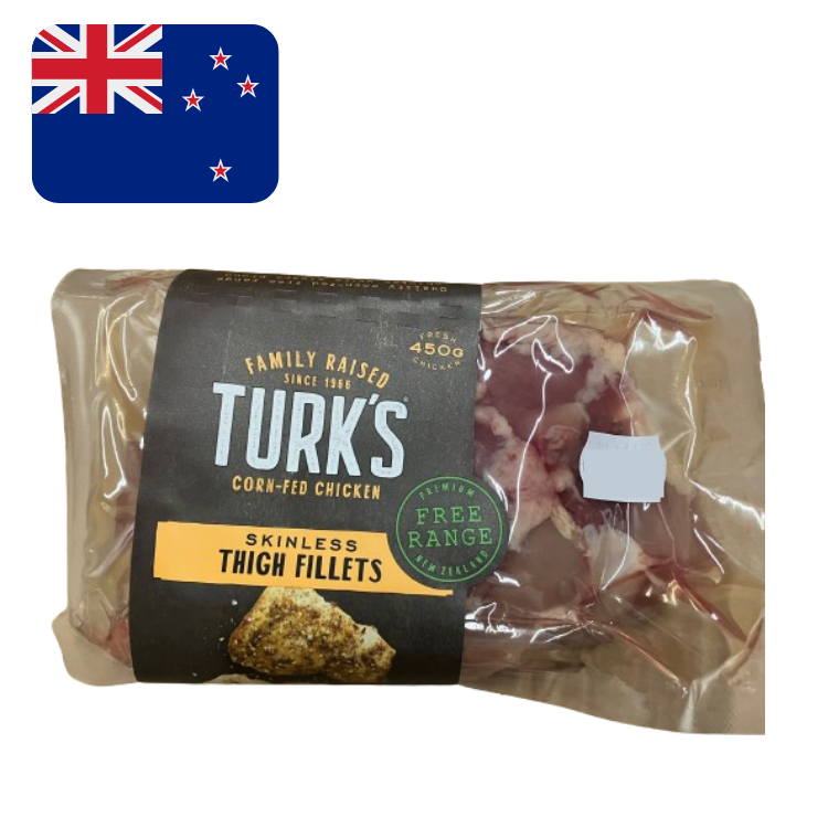 New Zealand Turk's Chicken Thigh 450g/pack