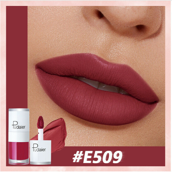 爆款Pudaier絲絨霧面啞光口紅唇釉（E509）