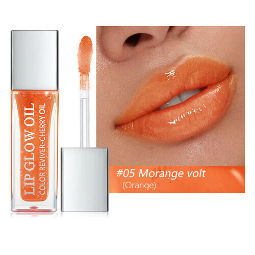 Popular Pudaier moisturizing lipstick lip glaze lip gloss (05# Morange volt)