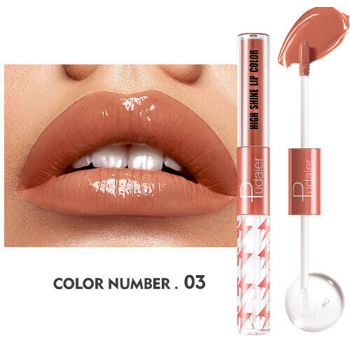 The most popular double-ended lip glaze moisturizing lip gloss (#03)