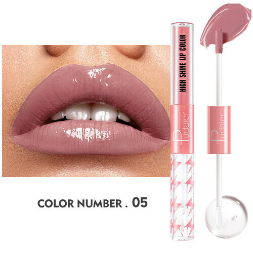 The most popular double-ended lip glaze moisturizing lip gloss (#05)