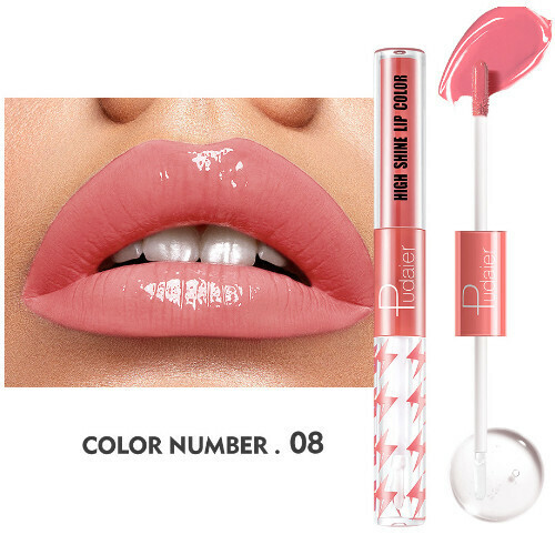 The most popular double-ended lip glaze moisturizing lip gloss (#09)