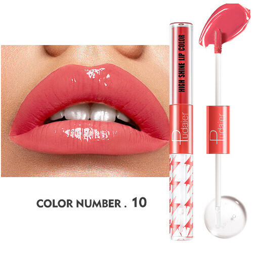 The most popular double-ended lip glaze moisturizing lip gloss (#10)