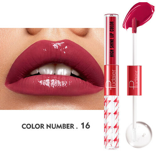 The most popular double-ended lip glaze moisturizing lip gloss (#16)