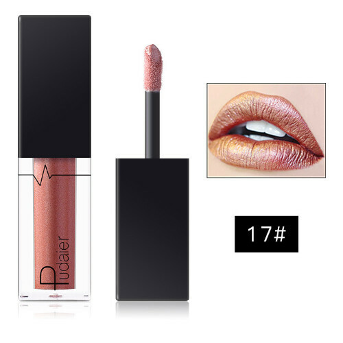Popular Matte Matte Liquid Lip Glaze Lipstick Lip Gloss (17#)