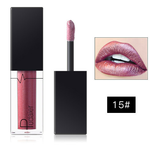Popular Matte Matte Liquid Lip Glaze Lipstick Lip Gloss (15#)
