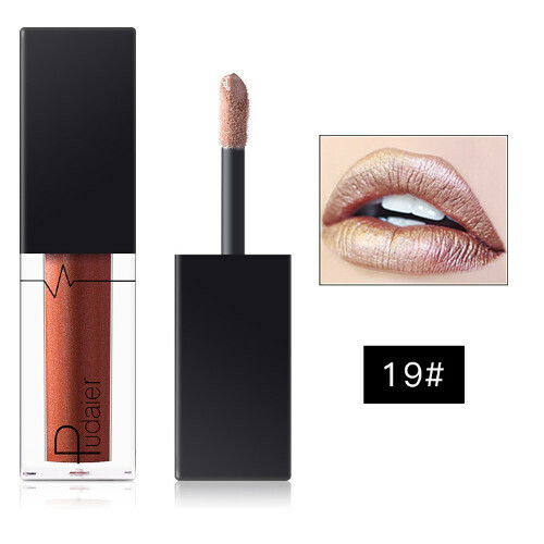 Popular Matte Matte Liquid Lip Glaze Lipstick Lip Gloss (19#)