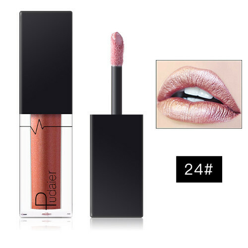 New matte matte liquid lip glaze lipstick lip gloss (24#)
