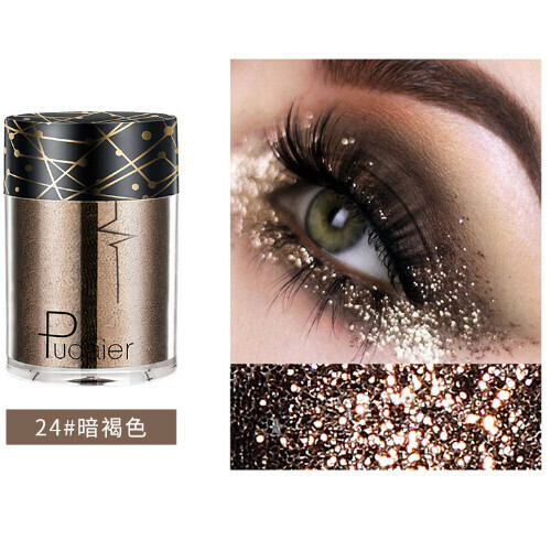 新款Pudaier單色閃粉亮片眼影（24）